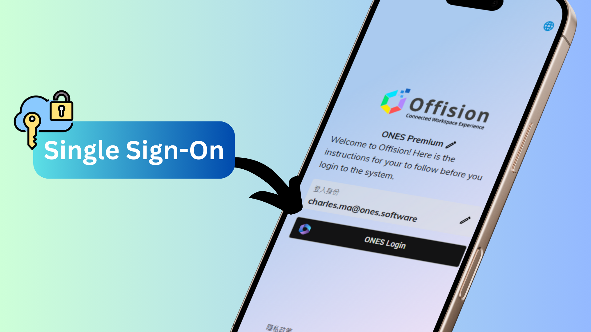 Single Sign-On in User App