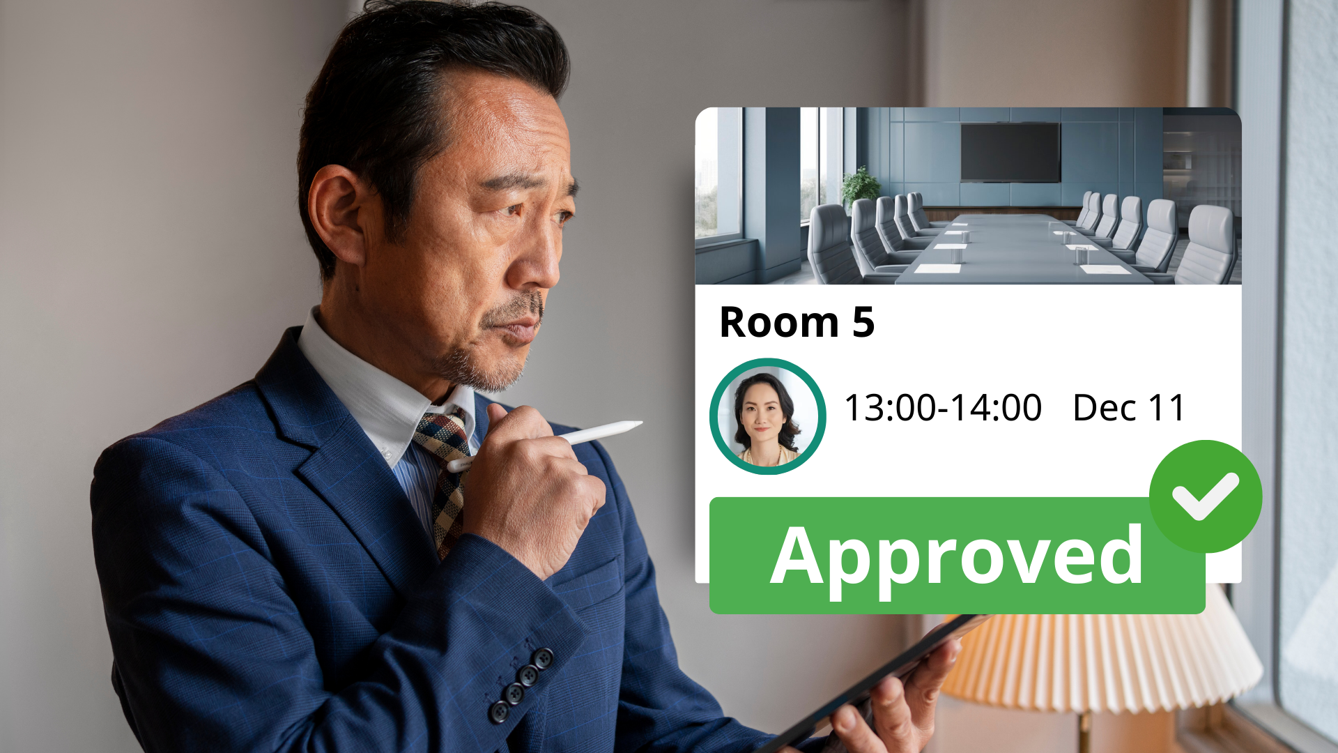 Manager approval for user booking