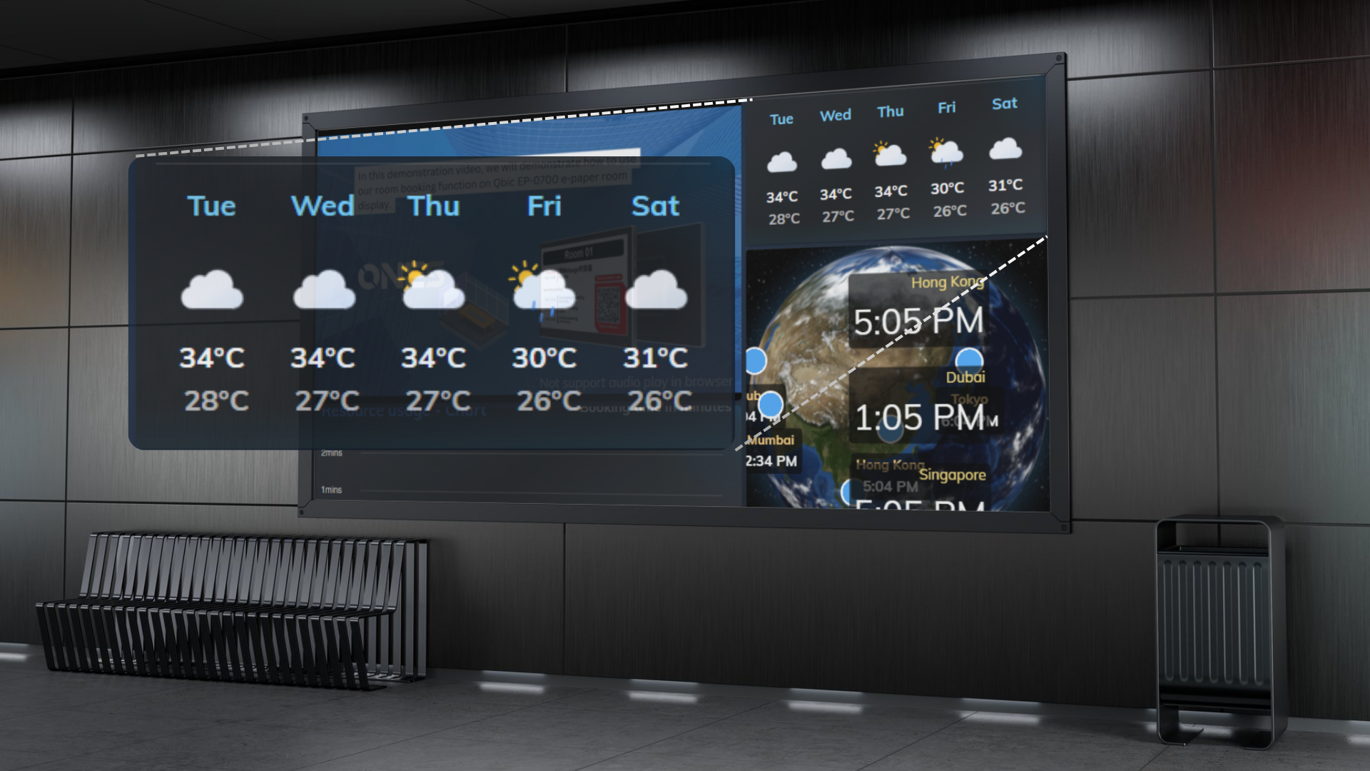 Offision Signage Weather Display